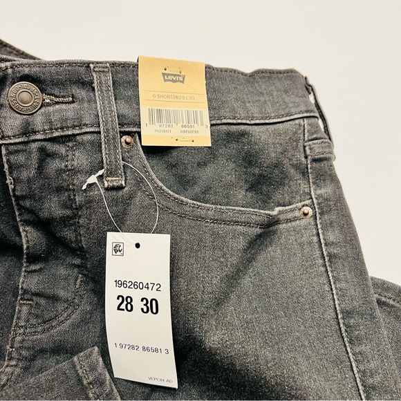 LEVI'S Women's Black 311 Shaping Skinny Jeans Size 6 short 28Wx30L NWT (A0127) - Picture 3 of 7